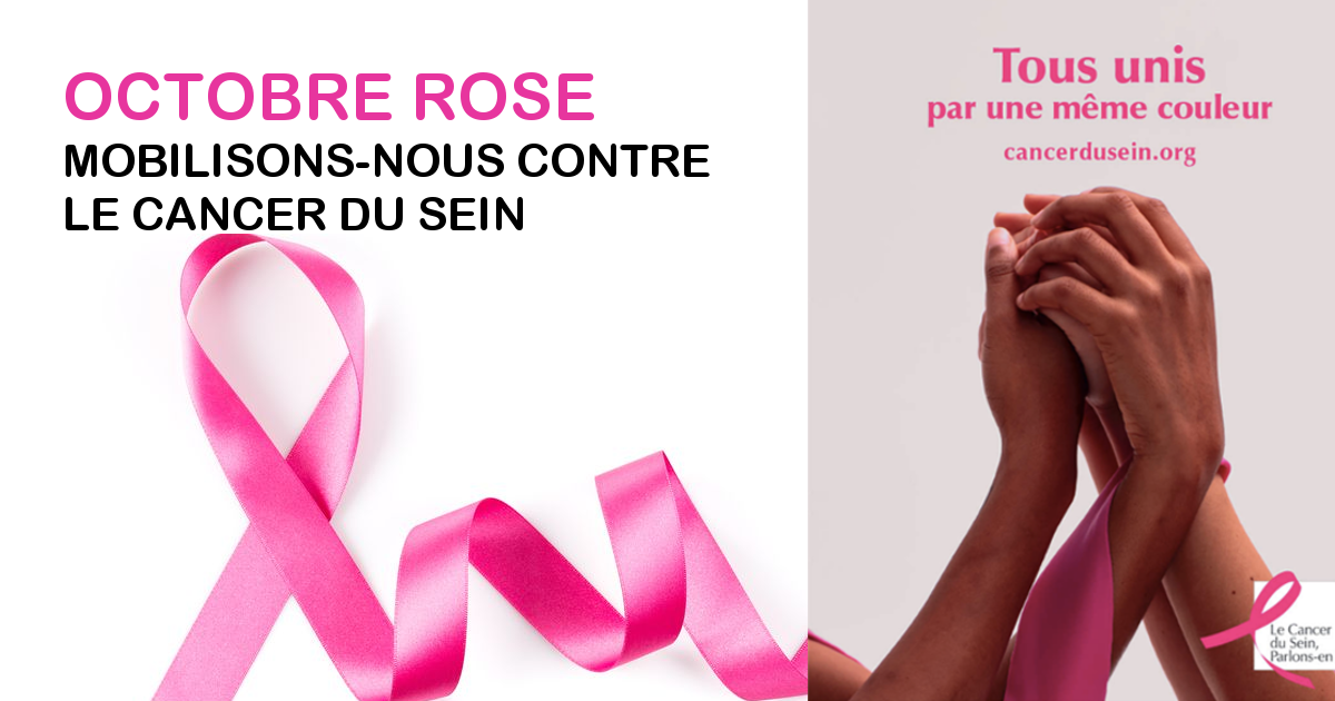 OCTOBRE ROSE : Mobilisation pour faire avancer la lutte contre le cancer du sein